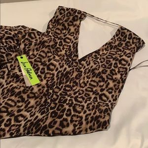 Sam Edelman flowy leopard dress NWT $148
